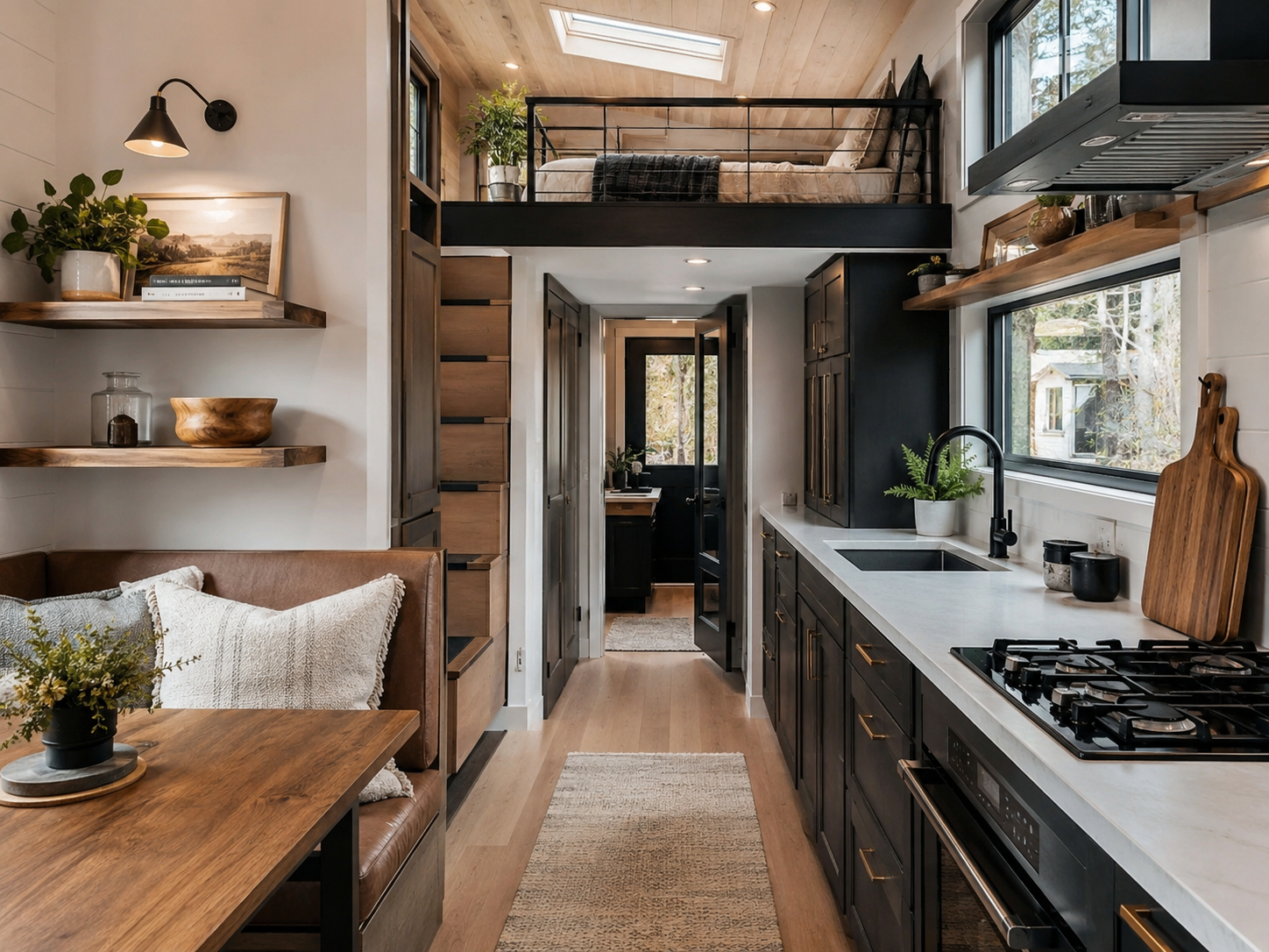 Tiny home kitchen